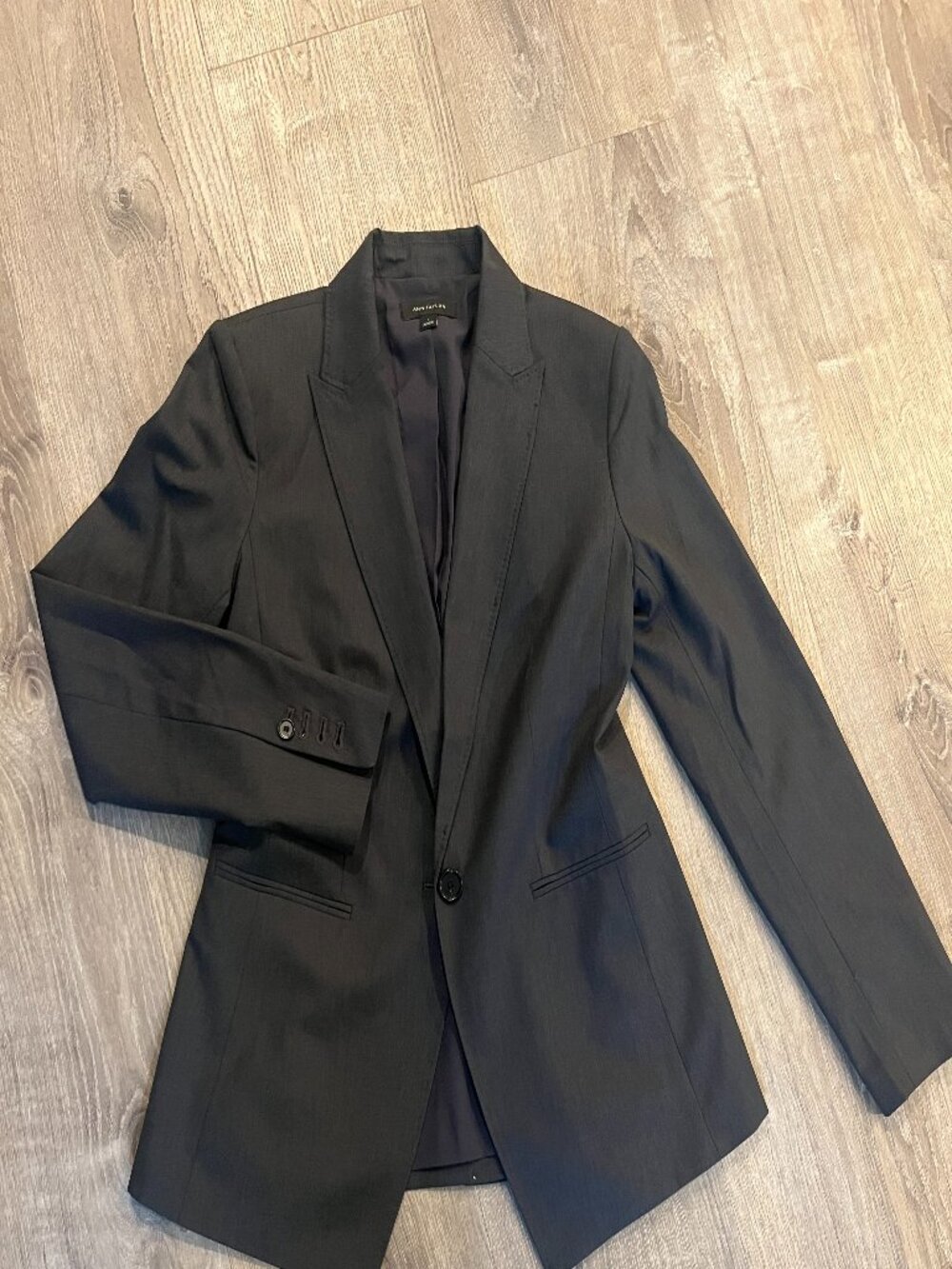 Ann Taylor Gray Wool Blazer